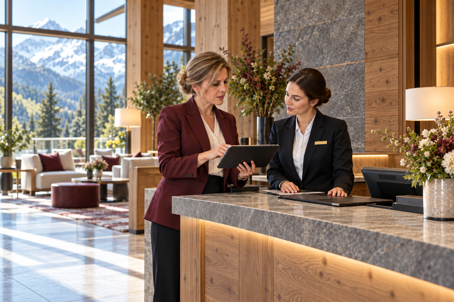 Attività operative in hotel svizzero